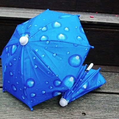 Metal Frame Manual Control Mini Umbrella for Car Mobile Phone Sunscreen and Waterproof