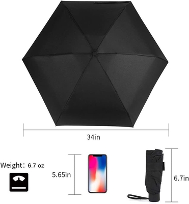 Occasion Travel in Style with Our Compact and Durable Custom 5 Fold Mini Umbrella