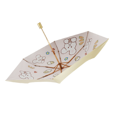High Appearance Level 3 Fold 6K Kids Umbrella with UV Protection and Customized Color