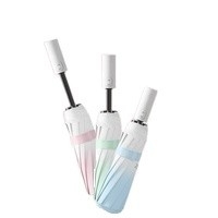 210T Nylon Fabric 10-bone automatic umbrella perfect for sunblock and UV resistance