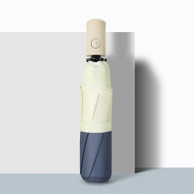 Customized Color Automatic 3 Folding Umbrella with Self-Opening and Closing Mechanism