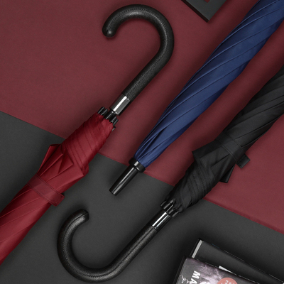 Plastic Handle Golf Umbrella for Men Customized Promotion and Windproof Feature