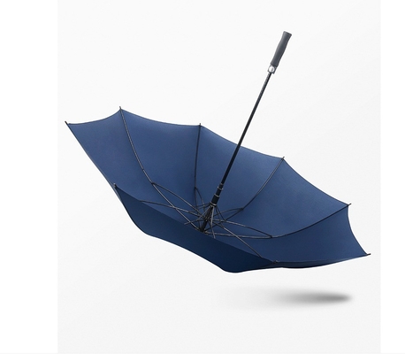 Customized Black and White Golf Umbrella with 120cm Open Diameter