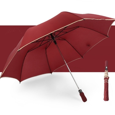 Back to School Stylish 2fold Fiberglass Umbrella for Business Men Color Changing Frame