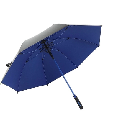 Logo Printed Auto Open Golf Umbrella with Pongee Panel Material and All in 1 Function