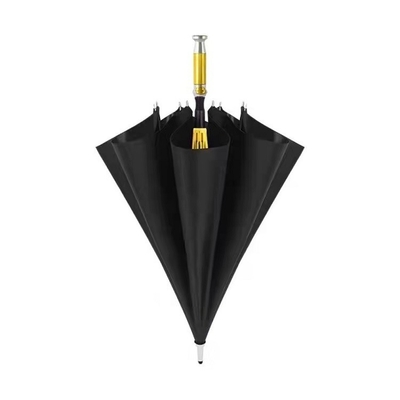 Customized Open Auto Big Windproof Lotus Frame Golf Umbrella for Business Rolls-Royce