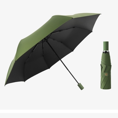 97cm Open Diameter Vinyl Coating Umbrella with 8 Fiberglass Ribs and UV Protection