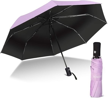 Umbrella Product 3 Folding 210T Polyester with ABS Plastic Handle and Waterproof Design