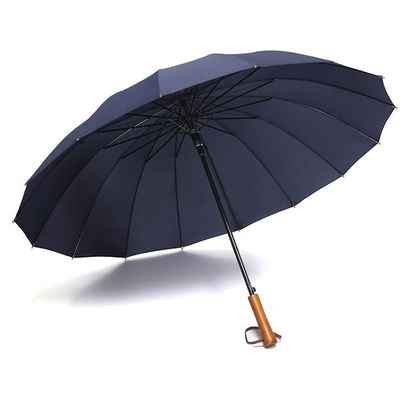 115cm Open Diameter Advertising Golf Umbrella with Custom Logo Printing and Auto Open