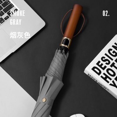 Strong Frame Customized Logo Printed Umbrella with Auto Open Design and 190T Pongee Fabric