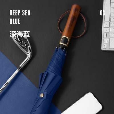 Strong Frame Customized Logo Printed Umbrella with Auto Open Design and 190T Pongee Fabric