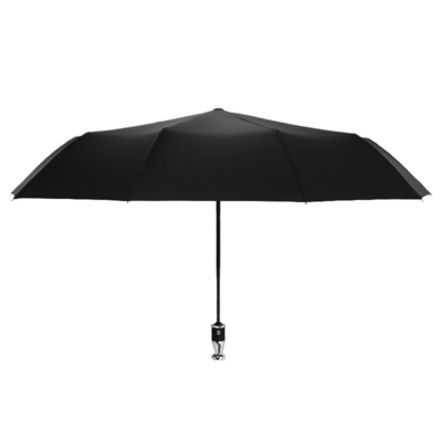 Custom Logo Strong Frame Automatic Folding Umbrellas for Rain and Sun Protection