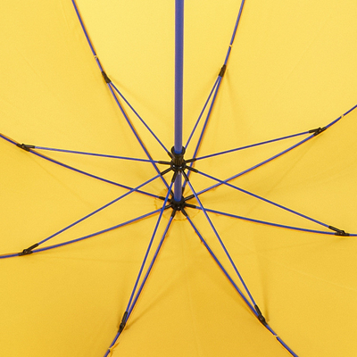 Dual Used Windproof Umbrella with Metal Shaft and Customized Logo Printed Cork Handle