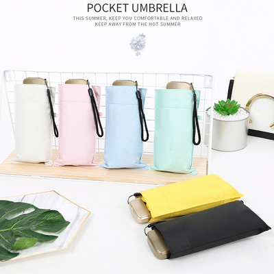 Plastic Handle Pocket Umbrella for Lightweight and Convenient Design