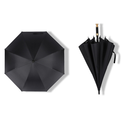 Minimalist Style Adults Golf Umbrella with Custom Logo Printing and UV Block Function