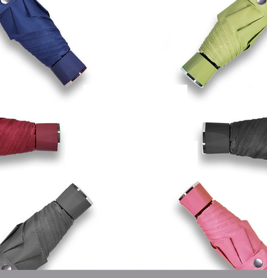 Sunblock Windproof Outdoors Travel Five Folded Tiny Umbrella Advertising Gift Umbrella
