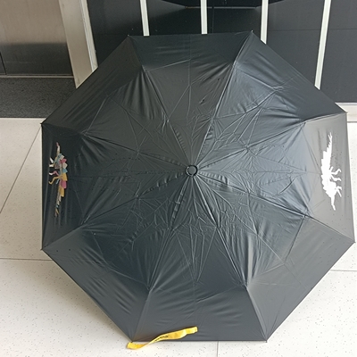 Customized Printing Folding Umbrella with Magic Color Changing Feature and Steel Frame