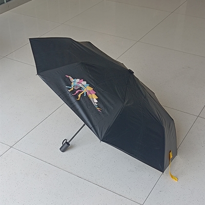 Customized Printing Folding Umbrella with Magic Color Changing Feature and Steel Frame