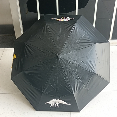 Customized Printing Folding Umbrella with Magic Color Changing Feature and Steel Frame