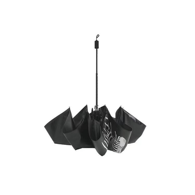 Customized Black Coated Color Changing Umbrella with Steel Ribs and Polyester Fabric