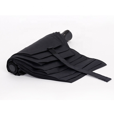 Customized Logo Printed Fully-automatic 3 Foldable Minimalist Umbrella for Advertising