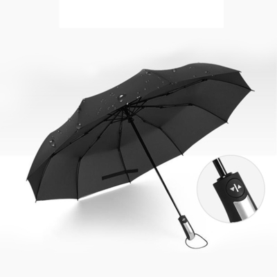 Umbrellas Triple Folding Sunscreen Windproof Rain and Sun Umbrella with Customized Logo