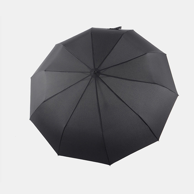 Rubber Handle Dual Waterproof Umbrella with Minimalist Design and Custom Logo Printing