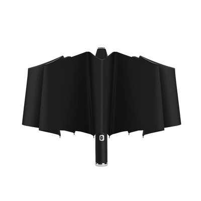 Adults Windproof LED Flashlight Umbrella with Pongee Panel Material and Strong Frame