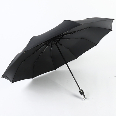 Manual Control Advertising Umbrella with Custom Logo Print and Fiberglass Shaft