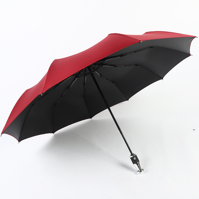 Manual Control Advertising Umbrella with Custom Logo Print and Fiberglass Shaft
