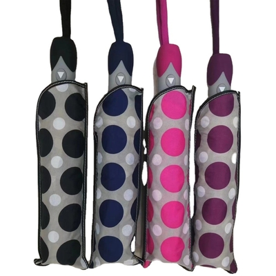 Three-folding Umbrella Semi Automatic Open and Close Unique Design Three-fold Pattern