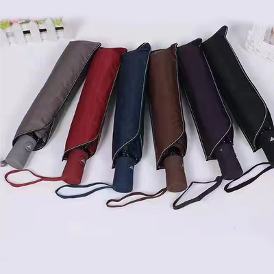Three-folding Umbrella Semi Automatic Open and Close Unique Design Three-fold Pattern