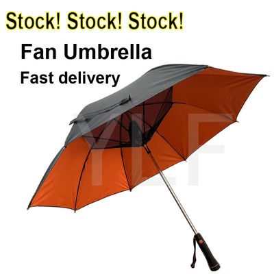 Market Popular Summer Fan Umbrella UV-Resistant Waterproof Fan Umbrella 41 In Dia Outdoor Sun Umbrella Fan Umbrella