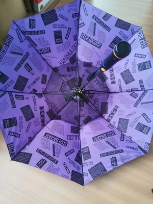 Fan Umbrella with UV Block Waterproof and Cool Wind Battery Charge Umbrella